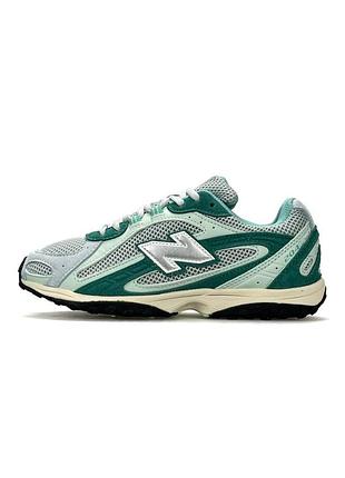 Кроссовки new balance 204l grey green beige