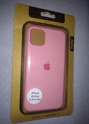 Чохол для смартфона toto silicone full protection case apple iphone 11 pro max rose pink