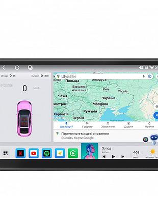Магнитола lesko совместима с nissan leaf i (ze0/aze0) 2010-2017г 9" 4/64 qled carplay 4g wi-fi gps 360 prime