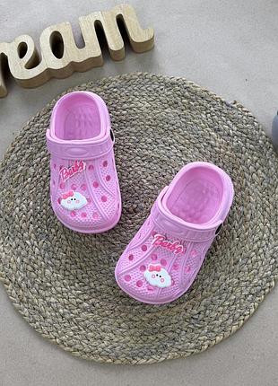 Кроксы barbie розовые