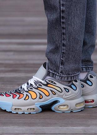 Мужские кроссовки nike air max tn plus drift grey multicolor