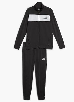 Спортивний костюм чоловічий puma poly suit cl black (677427-01)