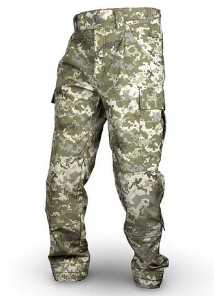 Зимние тактические брюки зсу на флисе softshell от raptor tac пиксель 60/4