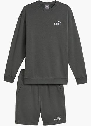 Спортивний костюм чоловічий puma relaxed grey (673308-80)