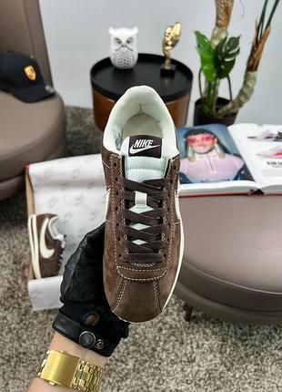 Кросівки nike cortez w brown beige