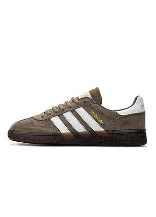 Кроссовки adidas spezial brown white