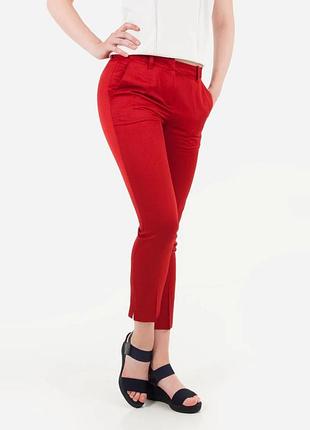 Брюки женские tom tailor 156635 40 красные (2200004250137)