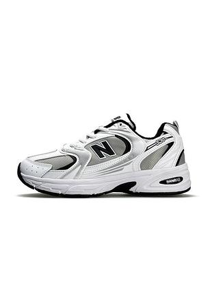 Женские кроссовки new balance 530 white black 39