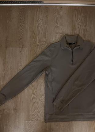 Трикотажна кофта з коміром на блискавці (half-zip / quarter-zip) від данського бренду jack & jones, лінійка premium.