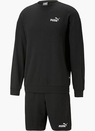 Спортивний костюм чоловічий puma relaxed black (673308-01)