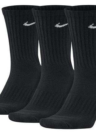 Шкарпетки чоловічі nike u nk v cush crew - 3p value (sx4508-001)