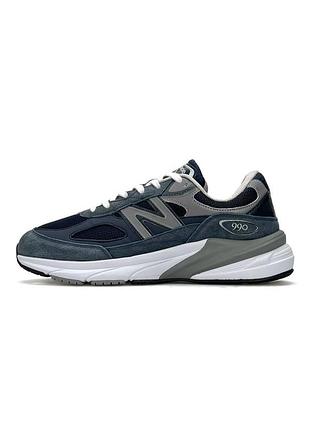 Кроссовки new balance 990v6 dark navy white
