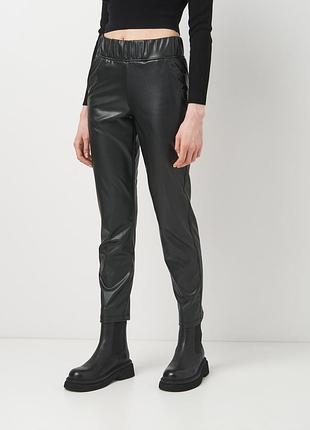 Брюки из искусственной кожи женские pier lone 193 208 2xl черные (2200005113806)