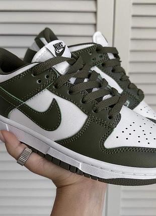Кросівки nike sb dunk low medium olive