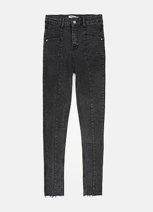 Джинсы skinny женские twin 186606 38 темно-серые (2200004933429)