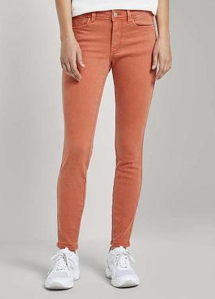 Джинси skinny жіночі tom tailor 180776 30 цегляні (2200004802855)