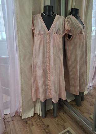 Котоновое на пуговицах платье 👗 рубашка