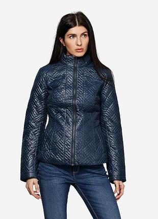 Куртка демисезонная короткая женская tom tailor 134429 s синяя (2200003762440)