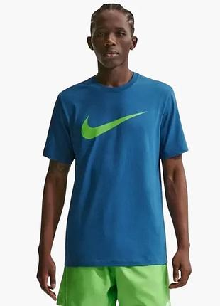 Футболка чоловіча nike nsw tee icon blue dc5094-476