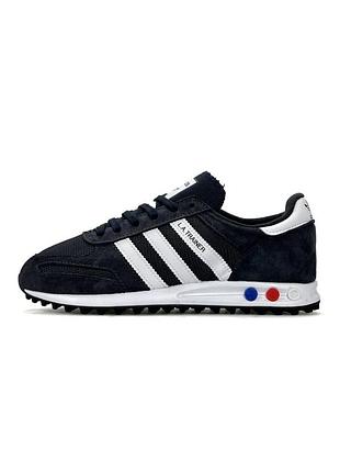 Кроссовки мужские adidas la trainer dark grey white