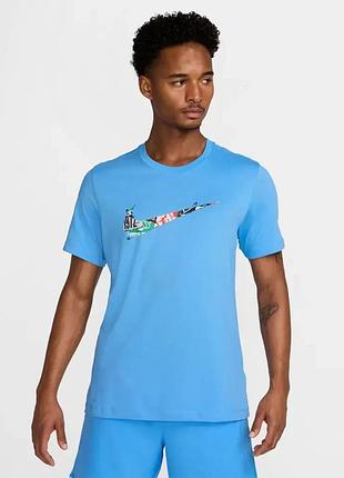 Чоловіча футболка nike dri-fit running energy hj3658-412