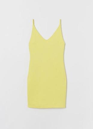 Жовта міні сукня h&m 6