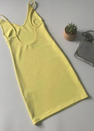 Жовта міні сукня h&m 4