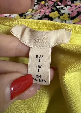 Жовта міні сукня h&m 9