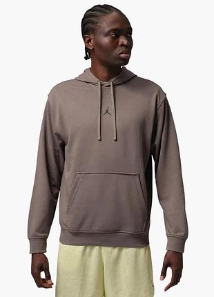 Худі чоловіче air jordan dri-fit sport crossover brown fv8606-040