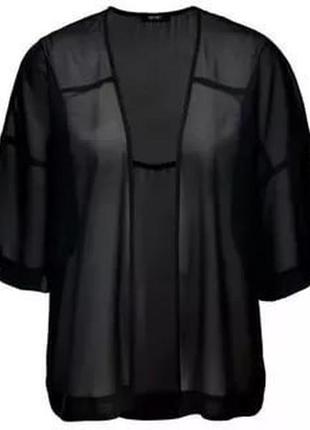 Легкая женская шифоновая накидка кимоно жакет блуза esmara германия