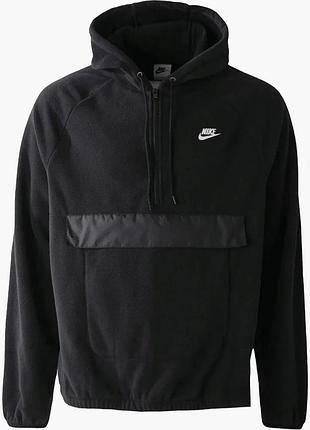 Толстовка чоловіча nike nk club winter top black hv1439-010