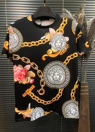 Футболка versace chains чоловіча футболка вербачі xl