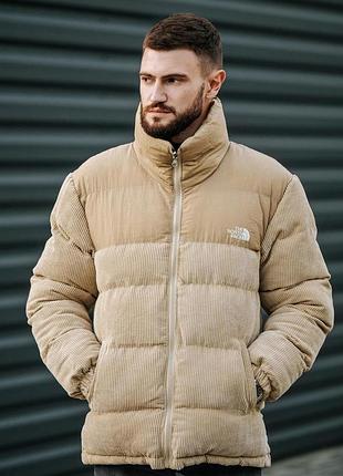 Двухсторонняя куртка the north face beige xl