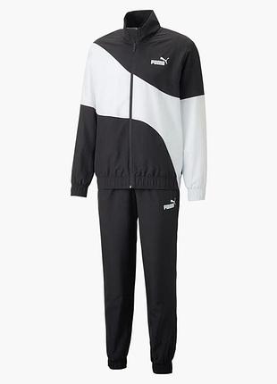 Спортивний костюм чоловічий puma power woven tracksuit (673309-01)