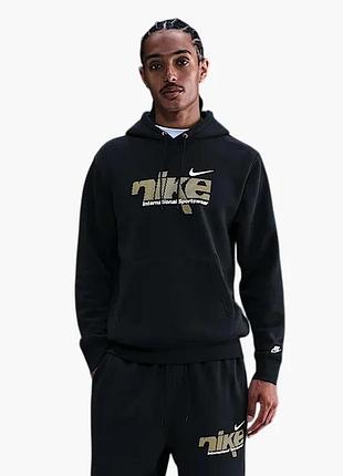Худі чоловіче nike nk club bb po hdy swsh sport black im8321-010