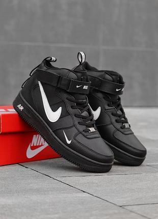 Зимние мужские кроссовки найк аир форс стильные nike air force 1 45