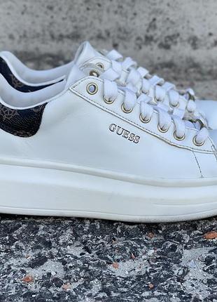 Жіночі кеди guess оригінал шкіра 36 розмір жіночі кросівки guess білі кеди guess