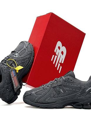 Женские спортивные кроссовки new balance 1906r темно серые брендовые на весну беговые трендовые для зала на шнуровке нью беленс 38