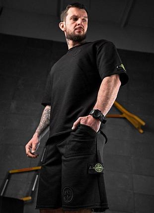 Костюм stone island black ра4927