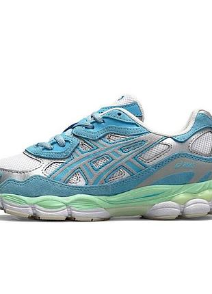 Кросівки жіночі asics gel nyc повсякденні літні асикс гель нюк замша сітка спортивне взуття 40