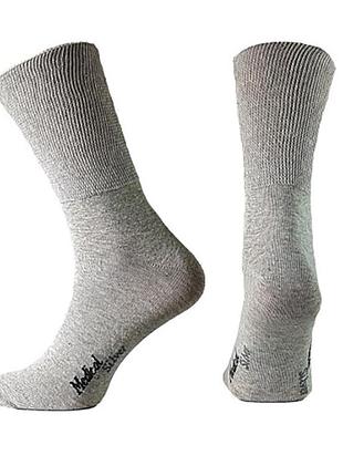 Диабетические носки с серебром footmate medical silver, светло-серые xl - 45/46