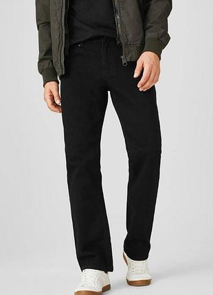 Джинсы regular fit мужские c & a 194445 38/34 черный (2200005137987)