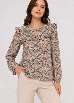 Жіноча бежева блуза marks and spencer розмір eur 40