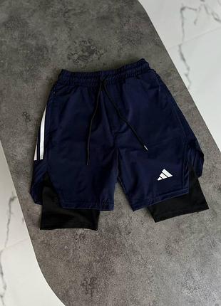 Чоловічі шорти adidas сині