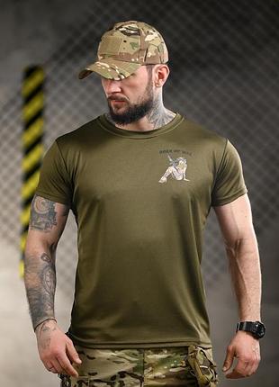 Тактическая футболка мужская born of war масло (армийская), размеры s, m, l, xl, xxl, 3xl