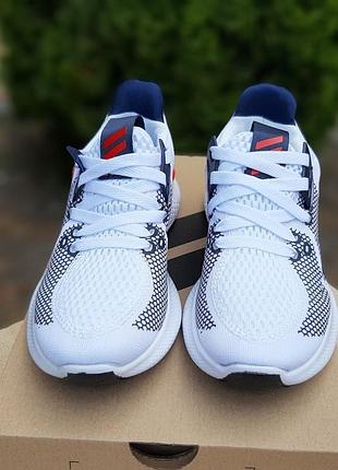 Adidas белые с красным лето