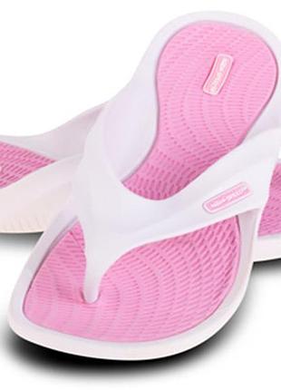 Шлепанцы для бассейна детские aqua speed riviera 24 white/pink