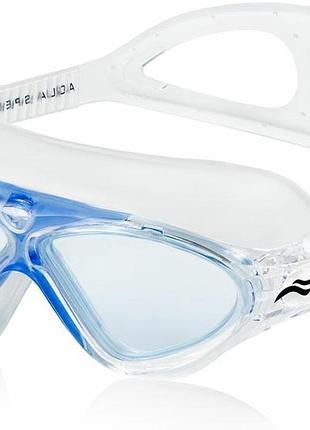 Окуляри для плавання aqua speed zefir 5870 блакитний, прозорий діт osfm