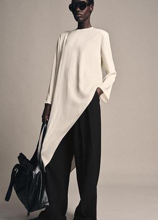 Вишукана, стильна, дуже красива асиметрична блуза zara