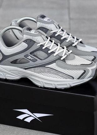 Чоловічі кросівки reebok premier kfs сірі спортивні кроси на літо рибок прем'єр кфс модне літнє взуття